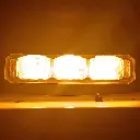 Exploradora Led Rectangular Sin Borde 3 Leds Spot Carro/moto A