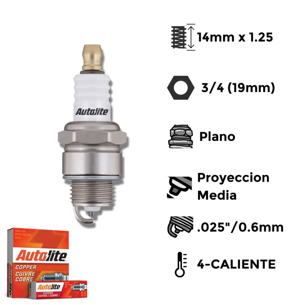 Bujia Autolite Cobre Guadaña Stilh Ngk Bpmr7A