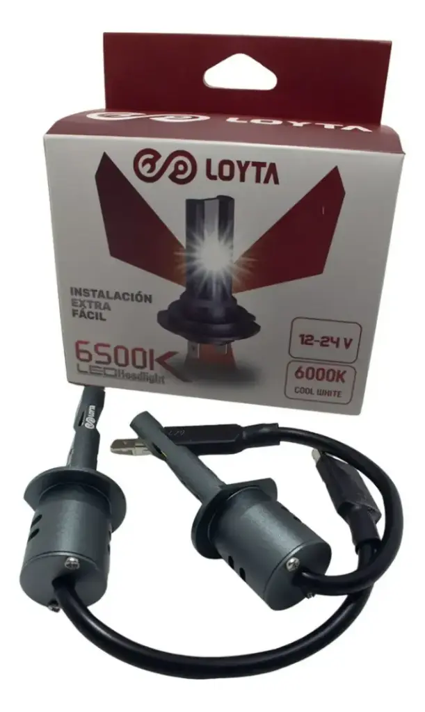 Par Bombillo H3 Led Fácil Instalación Loyta