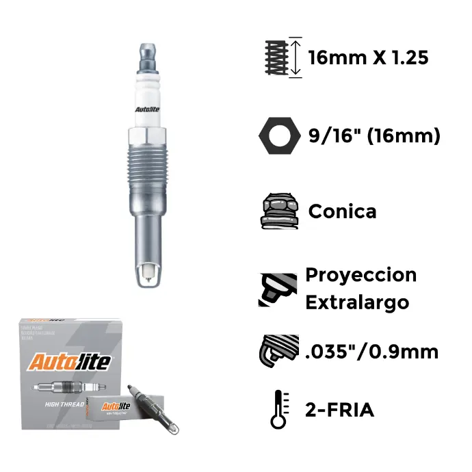 Bujías Autolite Platino Motorcraft SP421 X4