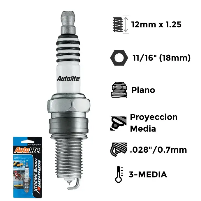 Bujías Aautolite Iridium XP X4 - NGK DR8EA