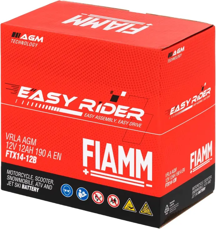 Batería Moto Fiamm Agm Ftx14 Bmw F650+ Honda Suzuki V-strom