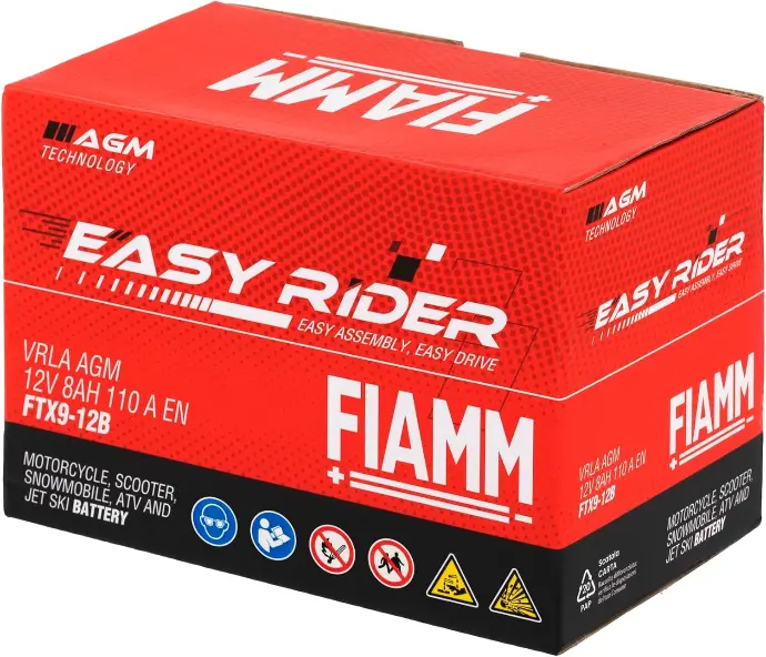 Batería Moto Fiamm Agm Ftx9 Pulsar Ns Rs Apache Xt600 Dr650