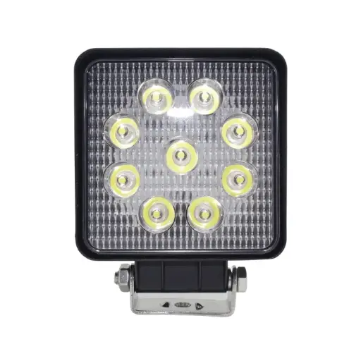 [LYT-CUA9] Lampara De Trabajo Cuadrada 9 Leds 27W 12/24V Spot