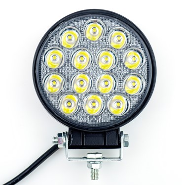 [LYT-RED14] Lampara De Trabajo 4'' 14Leds  3W/Led 10-30V Dc