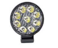 [LYT-RED9X] Lampara De Trabajo Redonda Pequea 9 Leds 27W 12/24V Spot