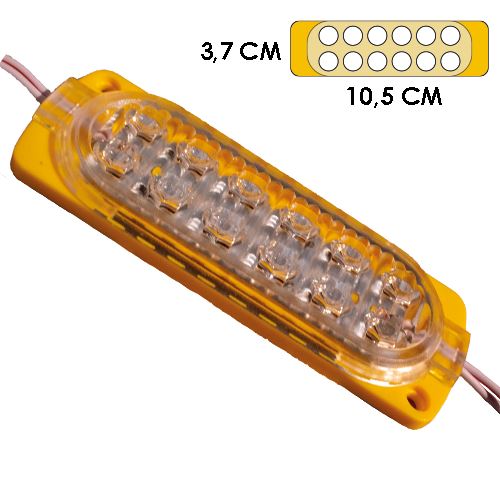 [LYT-10338AMB] Direccional 12Led Ambar 12V