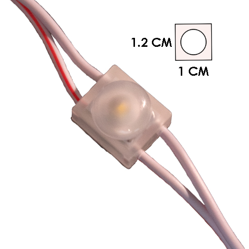 [LYT-1410BCO] Modulo 1Led Difusor Blanco 6500K 12V Ip-67