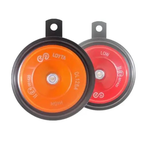 [HYT-NR92-24V] Pito De Disco Naranja Rojo Loyta 92Mm Caja X 2 Unidades