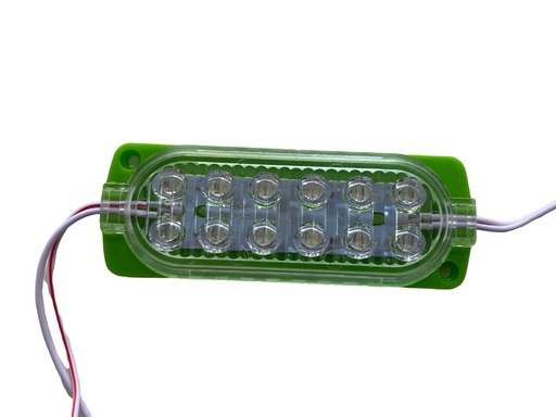 [LYT-10338VDE] Direccional 12Led Verde 12V