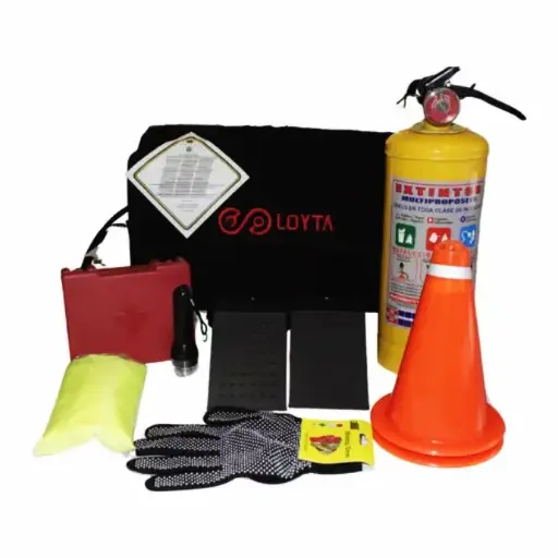 [LYT-KITCAR1] Kit De Carretera Reglamentario Completo Maletín En Alfombra