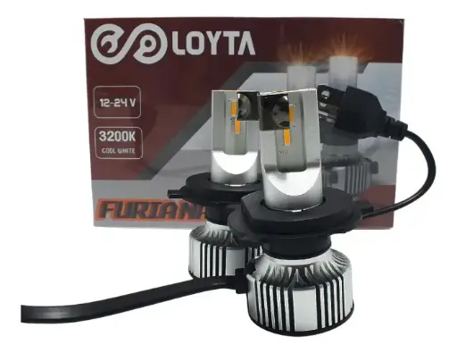 [LYT-H4-NA] Bombillo Led H4 Furia Naranja 2800K 12 -24V 25W P43t Loyta
