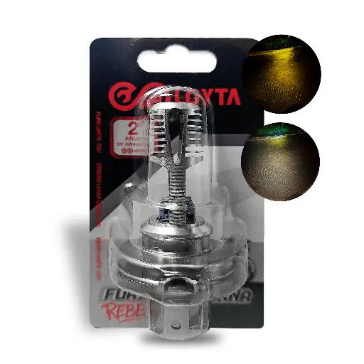 [LYT-HS1-FN] Bombillo Led Bicolor Amarillo/Blanco Hs1 25W AC/DC