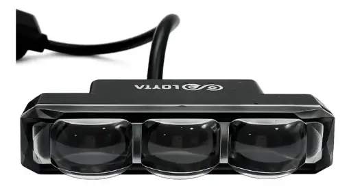 [LYT-LESS-3] Exploradora Led Rectangular Sin Borde 3 Leds Spot Carro/moto